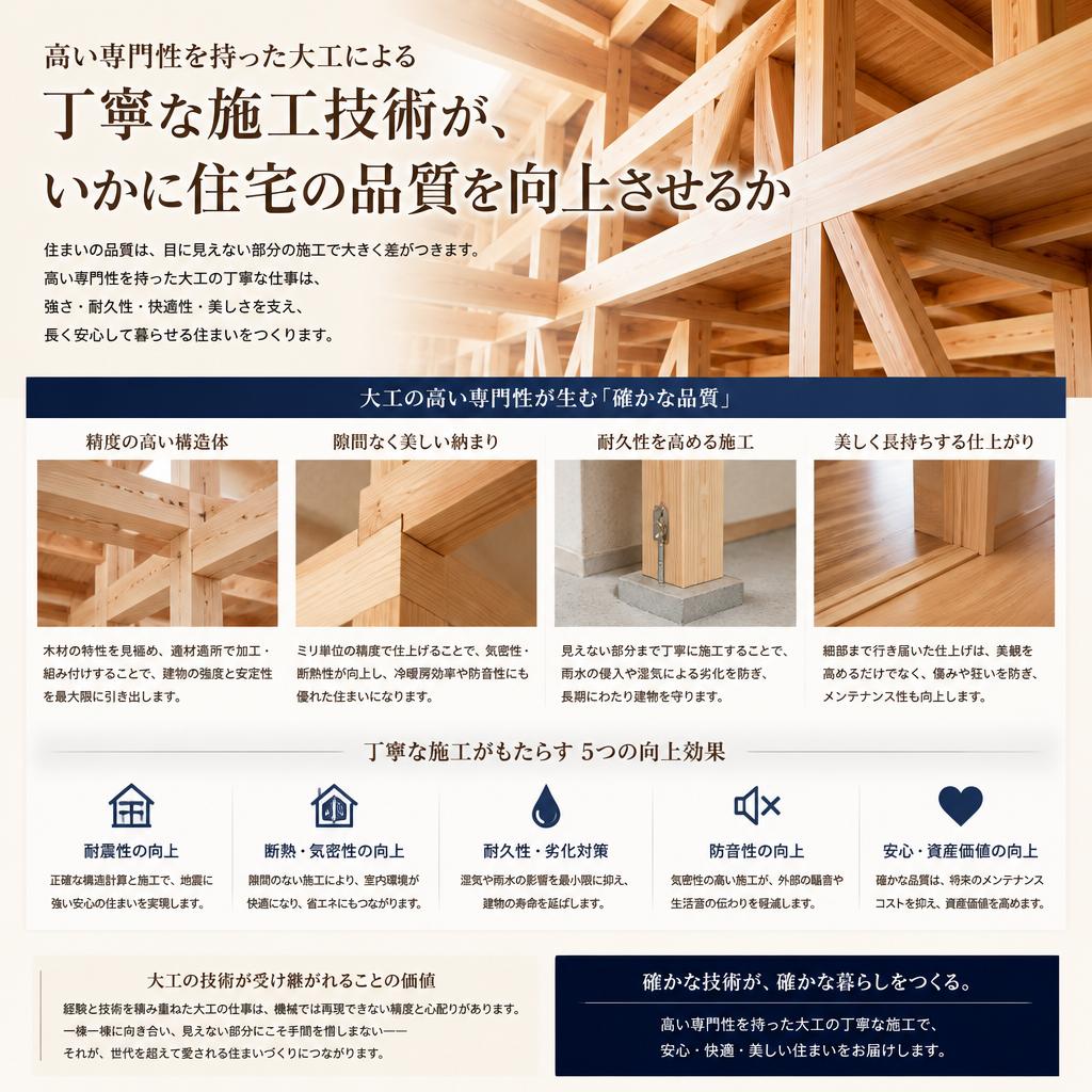 優れた施工技術