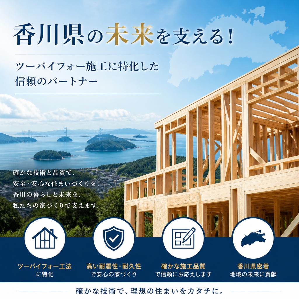 香川県の未来を支える！ツーバイフォー施工に特化した信頼のパートナー