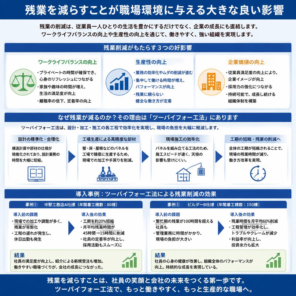 残業の少ない職場のメリット